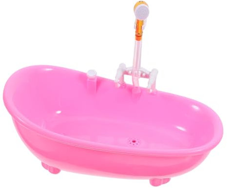 PERSELOSO 1juego Miniatura De Bañera Eléctrica para Casa De Muñecas Juguete De Simulación para rol y Decoración Infantil