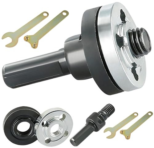 Angle Grinder Attachments, 10Pcs Electric Drill Angle Grinder Connecting Rod Set, Metal for 10 to 13 mm Hand Drill Models