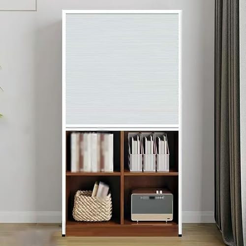 MLYAYE Kit de Portes coulissantes en nid d'abeille pour Armoire, Placard Mural, Porte coulissante Pliable pour Garage, Camping-Car, Personnalisable, sans perçage(60x120cm)