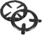 UTHCLO 2 pièces Support de Cuisinière pour Gaz Anneaux de Support de Wok Accessoires de Brûleur Pour Casseroles et Cafetières