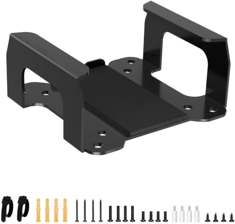 Metallhalterung für HP G5 Dockingstation VESA-Wand- und Untertischhalterung für HP G5 Essential Dockingstation Halter für Laptop Dock mit Kabelbindern Einfacher Zugriff auf Alle Anschlüsse