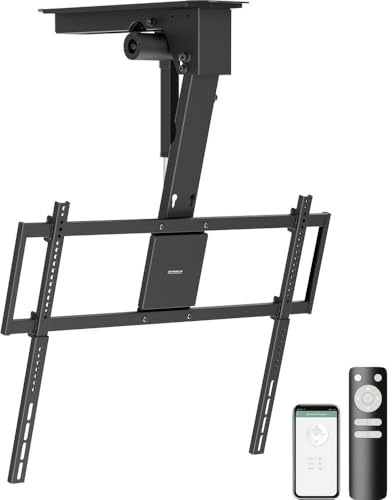 Speaka Professional SP-TVCM-560 TV-Deckenhalterung 109,2 cm (43) - 218,4 cm (86”) Neigbar, Höhenverstellbar