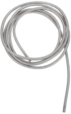Cabilock Manicotto per Protezione Cavi in Inossidabile Flessibile Corrugato 3 Metri, Rivestimento Resistente per Domestico e Industriale