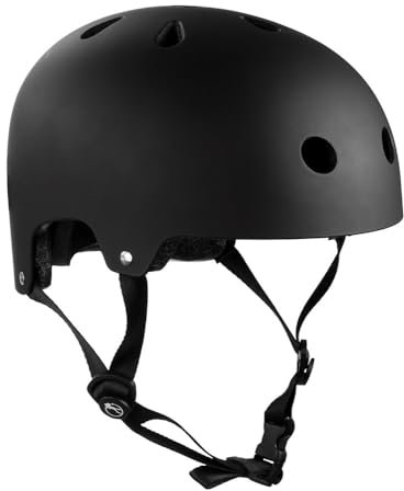 SFR Essentials Helmet Unisex Erwachsene Helm, schwarz - (Black), Gr. L/XL (57-59cm)