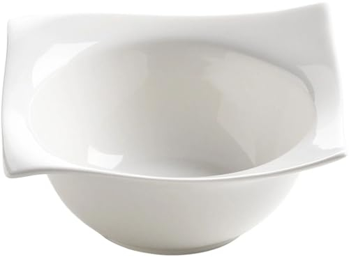 Maxwell & Williams Motion Schale Eckig, Schüssel, Schälchen, Porzellan, Weiß, 14 cm, RP00214