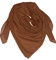 Harrys-Collection Damen Herren Baumwolltuch in vielen Farben 100 x 100 cm, Größen:Einheitsgröße, Farben:braun