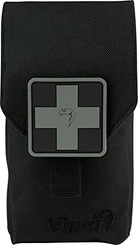 Viper TACTICAL - MOLLE Erste-Hilfe-Tasche mit Erste-Hilfe-Set - Schwarz