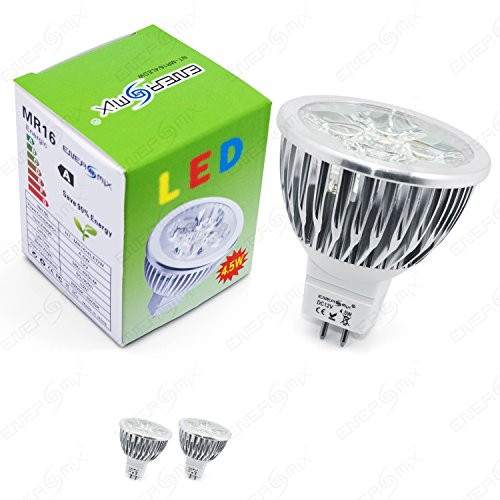 Energmix 2x MR16 / GU5.3 LED SPOT Lampe LED Strahler Energiesparlampe-Leuchtmittel warmweiß Warmlicht 12 Volt 4,5 Watt