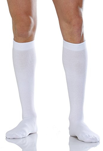 Relaxsan 920 (Weiß 3-M) Kompressionssocken Herren und Damen 22-27 mmHg, Abgestufte Kompression Socken Baumwolle