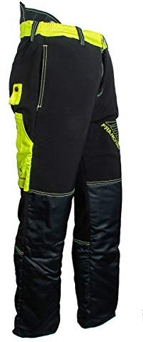 Forest Fighter Start-Up Schnittschutzhose by Francital - rot - Bundhose - Forsthose - Forstkleidung (4XL, schwarz)