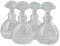 Ougual Set of 4 Aroma Diffuser Glass Bottles,200ml Exquisite Home Fragrance Essential Oil Container (Pumpkin-Crown,150ml)