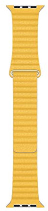 Apple Watch Lederschlaufe (44 mm), Medium, Meyer Lemon