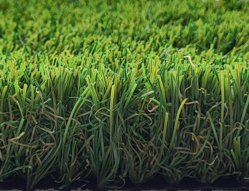 Hochwertige Kunstrasen Rasenteppich Soft für Garten - 200x300 cm - Florhöhe 33 mm - UV-Garantie 7 Jahre (DIN 53387) - Gewicht ca. 2867 gr/m²