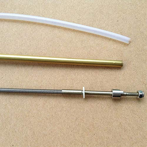 without brand Lt-Model, 1 Satz bürstenloses elektrisches Boot 3,18mm Flexible Welle 1/8 '' 35 cm Antriebswelle + Wellenhülse + Propelleradapter for DIY RC Jet-Boote