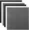 Lekebaby Classic Baseplates - Placas base grandes de 10 x 10 pulgadas, 100% compatibles con todas las principales marcas, paquete de 6, para niños mayores de tres años, blanco/negro/gris oscuro