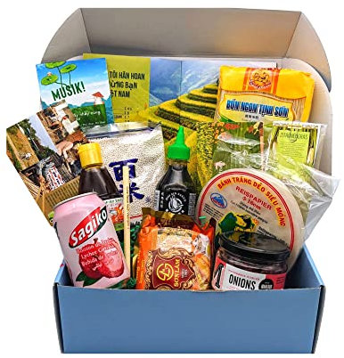 [ Chamsbox ] Vietnambox I Geschenkbox Vietnam I Vietnam Kochbox I Asia Box I Vietnamesische Lebensmittel I Geschenkkorb Vietnam