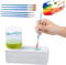 Multifunctional Paint Brush Cleaner with 6 Brushes - Acrylic, Makeup Brush Rinser Tool for Water Based Paint