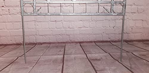 Gabella Metall Eisen Rankgitter Spalier Rankhilfe Wandgitter Meran 40 Feuer Verzinkt Breite 40 cm Höhe 175 cm