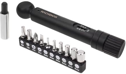 MACHOMAN TQW210SR 1/4"Dr. Clé dynamométrique à tête ronde 2-14 Nm