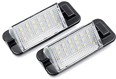 XENITE Heckleuchte Kennzeichen Für E36 3er 318i 318is 318ti 325i 1992–1998 Weiße Kennzeichenbeleuchtung Auto-Parkschild-Lampen