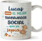 MUGFFINS Tazas Personalizadas para TRABAJADOR SOCIAL hombre - En Español - Mejor que yo Sepia - 11 oz / 330 ml - Regalo Personalizable original y divertido