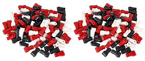 KEALBAUS 200 Teile Diebstahlsicherung Haken Stop Sperren Haken Diebstahlsicherung Euro Tags of Retail Geschäft Display Haken 6 mm Lochdurchmesser Haken Schloss