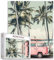 Tucocoo Tropische Insel-Ozean-Puzzles für Erwachsene, 1000 Teile, rosa Vintage-Van-Palmen, Kunst-Puzzle, bunte DIY-Puzzles für Heimdekoration, Geschenk, Familienpuzzle, perfekt für Spieleabende