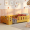 smartwood Letto Montessori 80x160 Letto per Bambini in Legno FSC Colore Giallo TILA 2L con Sponda Anticaduta e Rete a Doghe Fino a 230 kg – Per Bambino e Bambina – Montaggio Facile