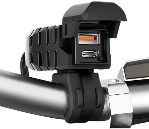 Bikes USB -Anschluss - Motorradzubehör schnell Lade wasserdicht USB -Anschluss - Motorradausrüstung, Motorrad USB mit Harter Abdeckung für Zuhause, Büros, Reisen