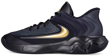 Nike Men's Giannis Immortality 4 Basketball Shoes, Black/Metallic Gold, 11
