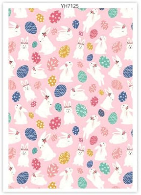 Lerpwige Ostereier-Transferpapier, Ton, Transferpapier, wasserlösliches Druckpapier für Ton-Schmuckherstellung