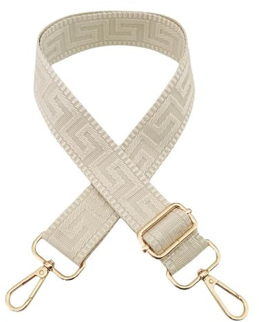 Verstellbarer Schultergurt für Tasche Damen, Taschengurt Breit 3.8cm mit Karabiner, Taschengurte zum Wechseln,aus Polyesterstoff,Modischer Tragegurt Schulterriemen für Handtaschen & Umhängetaschen