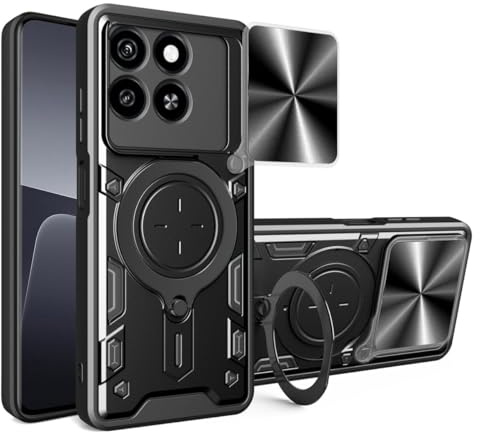 betterfon Handyhülle für ZTE Blade A55 / A35 | Stoßfest & Kratzfest | Mit Kameraschutz, Anti-Fingerabdruck & robustem Panzerschutz-Design | Schwarz