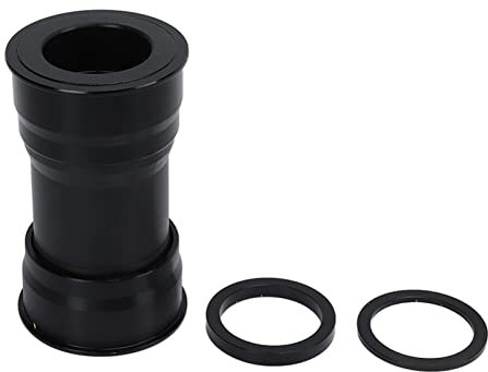 FRELEAN BB386 Fahrrad-Tretlager, Aluminiumlegierung, DUB Press-Fit mit Unterlegscheiben, Ersatz-Zentralwelle für Mountain/Straßenfahrten, abgedichtetes Lager, 86,5 mm Breite