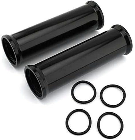 Yurefax CNC anteriore, copertura forcella ammortizzatore superiore moto, soffietti forcella, for Harley, XL883 1200 2000-2021#B Tappo forcella anteriore(BLACK#B)