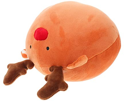 BESPORTBLE Niedliches Weihnachtsplüschspielzeug Kissen Rentier Kuschelkissen Xmas Dekoration für Sofa Schlafzimmer Kinderzimmer