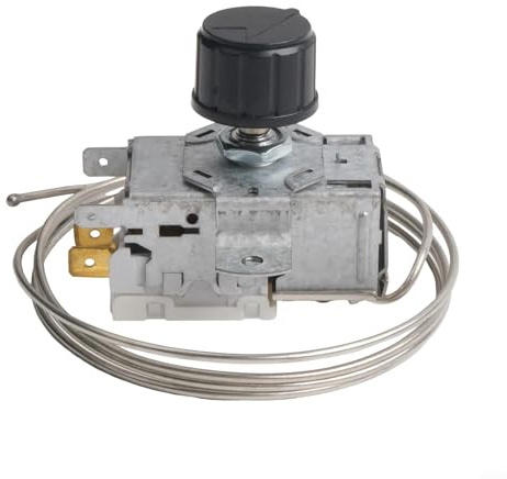 Fridge Thermostat Controller For Model K50 with 90cm Probe and 3 Pin Connection for Temperature Regulation in Refrigerators, Drink Coolers, and Display Cases