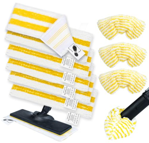 9 Pack Steam Cleaner Pads for Kärcher EasyFix SC2 SC3 SC4 SC5