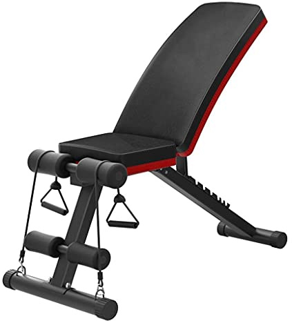 panca da ginnastica, Panca con manubri, tavola supina for palestra, attrezzatura for club fitness, addominale for casa, panca multifunzione, doppia piegatura