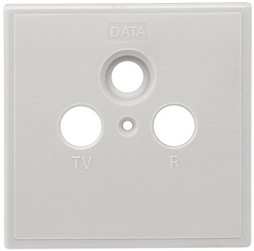 Axing SZU 2-01 Steckdosen-Abdeckung einteilig TV/R/DATA für BSD 963-xx