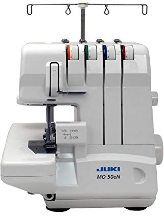 Juki, MO-50E, 3 or 4 Thread Serger, Lay In Tensions, Adjustable Differential Feed, Built In Rolled Hem, Automatic Lower Looper Threader, Retractable Upper Knife (MO-50E/UL)