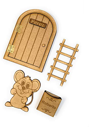 PUERTA RATONCITO PÉREZ CON BUZÓN PERSONALIZADO, PARA PINTAR. DISEÑADO, VENDIDO Y ENVIADO POR VPM ORIGINAL. 100% PRODUCTO ESPAÑOL.