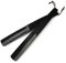 onebarleycorn Chausse Pied Long, 2pcs Chaussé Pied Bois Chausse-pied Manche Fermé pour Enfant, Hommes, Femmes (Noir)