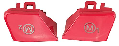 tastino m1 m2 adatto per Pulsante dell'interruttore del volante, 1 paio di interruttori per auto M1 M2 Interruttore di modalità per M3 M4 F80 F82 F83(rosso) adatto per