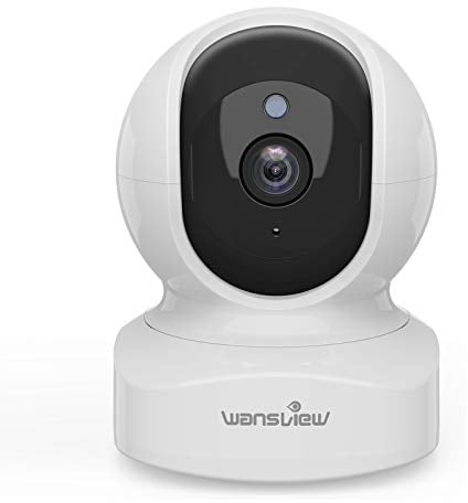 wansview 2K Kamera Überwachung innen - WLAN IP Camera, 2.4Ghz WiFi WLAN Kamera Indoor, Camera Indoor mit 2-Wege-Audio, Nachtsicht für Innenkamera mit Bewegungserkennung, kompatibel mit Alexa, Q5 Weiß