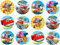 12 Stück Muffinaufleger Muffinfoto Aufleger Foto Geburtstag Super Wings (14) rund ca. 6 cm *NEU*OVP*