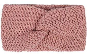 Zwillingsherz Stirnband mit Knoten - Hochwertiges Strick-Kopfband für Damen Frauen Mädchen - Wolle - Ohrenschutz - Haarband - warm weich und luftig für Frühjahr Herbst und Winter - altr