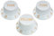Musiclily Pro Metric Size 18 Splines 1 Volume 2 Tone Strat Style Knobs Set for Asia Import Guitar Bass Split Shaft Pots, White