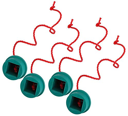 SolUptanisu 4PCS Billard Kreidehalter, Billard/Pool Queue Kreide, Billard Kreide Rack Grüner Gummi Billard Kreide Halter Snooker Tisch Kreide Container Cap Zubehör