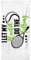 Power Towel das Coole Tennis & Sport-Handtuch mit Einer Botschaft| Verschiedene Motivations-Quotes| Größe 50 cm x 100 cm | POWERTOWEL Handtuch Mikrofaser Baumwolle (I LET My Racket DO The Talking)